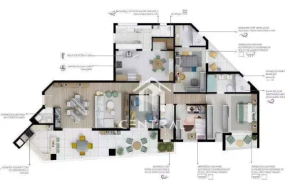Apartamento com 4 quartos à venda na Rua Engenheiro Alexandre Machado, 181, Vila Augusta, Guarulhos
