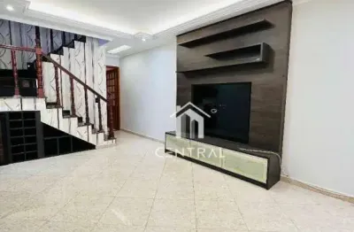 Sobrado com 3 dormitórios à venda, 136 m² por r$ 680.000,00 - parque continental i - guarulhos/sp