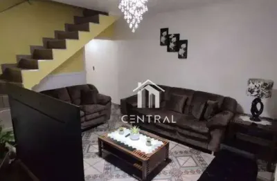 Sobrado com 4 dormitórios à venda, 125 m² por r$ 636.000,00 - jardim presidente dutra - guarulhos/sp
