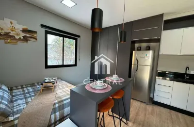 Apartamento studio garden com 1 dormitório à venda, 32 m² - vila galvão - guarulhos/sp