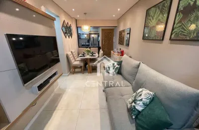 Apartamento a venda - condomínio bem estar - 62m² - 2 dormitórios - 1 suíte - 1 vaga - varanda - vila rosália guarulhos/sp