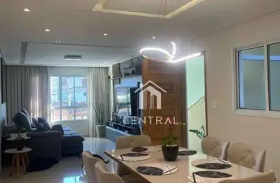 Sobrado alto padrão com 122m² -  à venda por r$ 1.150.000,00 – jardim santa mena -guarulhos/sp