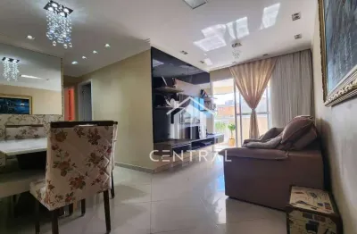 Apartamento a venda condomínio autêntico - 82m² - 3 dormitórios - 1 suíte - 2 vagas - vila augusta guarullhos/sp