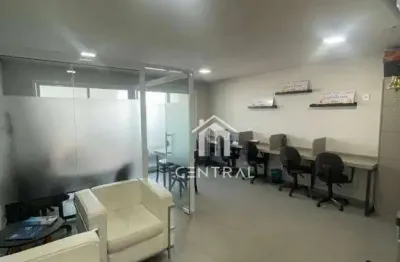 Sala comercial para venda e locação - condomínio via alameda - 37m² - 1 vaga - varanda - centro guarulhos/sp