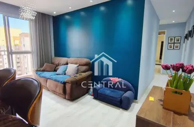 Apartamento com 2 dormitórios e 2 vagas à venda, 58 m² por r$ 520.000 - condomínio parque residence - jardim flor da montanha - guarulhos/sp