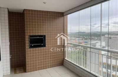 Apartamento 106m², 3 dormitórios sendo 1 suíte, varanda gourmet c/ churrasqueira, residencial everyday club, centro - guarulhos/sp