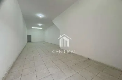 Salão comercial para locação - 125m² - 2 banherios - 1 vaga - bairro continental 2 guarulhos/sp