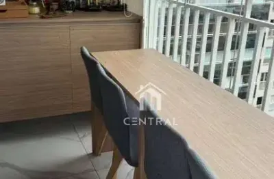 Studio mobiliado no via alameda – 37m² | varanda | 1 vaga | centro de guarulhos/sp