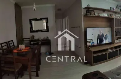 Apartamento à venda, 75m², 3 dormitórios, sendo 1 suíte, armários embutidos, lazer completo , condomínio reserva das flores, ponte grande-guarulhos/sp