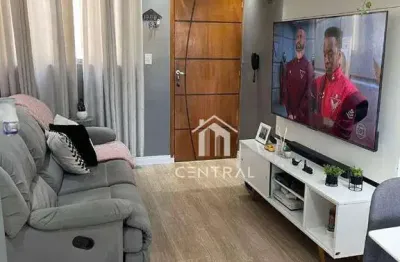 Apartamento á venda - 2 dormitórios- 52m² - edifício gramado - guarulhos-sp.