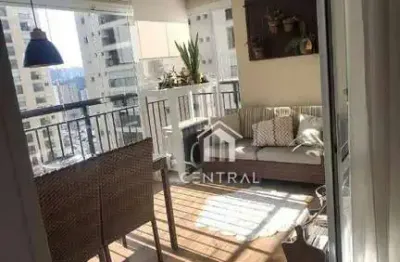 Apartamento à venda, 122m², 4 dormitórios, sendo 2 suítes, andar alto c/ vista livre, varanda gourmet, próximo ao shopping maia,condomínio cidade maia