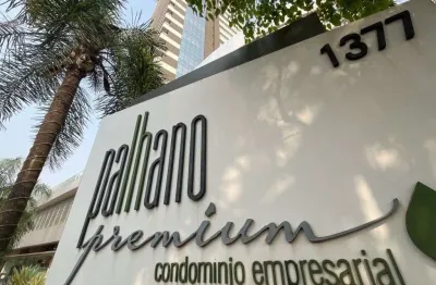 Sala para alugar, 46.40 m2 por r$3300.00  - gleba palhano - londrina/pr