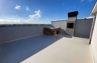 Cobertura Triplex à Venda em São José dos Pinhais – 3 Quartos, Terraço com Churrasqueira e Jacuzzi