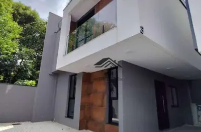 Sobrado com 3 dormitórios à venda, 137 m² por r$ 869.000 - uberaba - curitiba/pr
