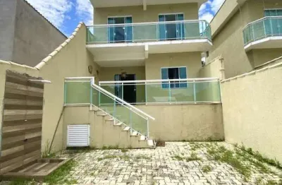 Casa duplex 2 suítes mobiliada a 5 min da praia aceita carro
