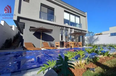 Casa com 3 dormitórios à venda, 250 m² por r$ 2.150.000,00 - alphaville - votorantim/sp