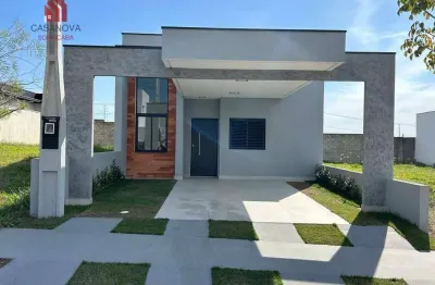 Casa 3 dormitórios sendo 1 suíte, churrasqueira à venda, 118 m² por r$ 580.000 - jardim residencial jardim - sorocaba/sp