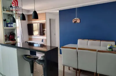 Apartamento com 2 dormitórios à venda, 57 m² por r$ 420.000 - parque três meninos - sorocaba/sp