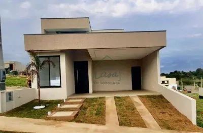Casa com 3 quartos 1 suíte à venda, 140 m² por r$ 900.000 - condomínio residencial ipanema - sorocaba/sp