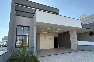 Casa com 3 quartos 1 suíte à venda, 153 m² por r$ 920.000 - condomínio residencial ipanema - sorocaba/sp