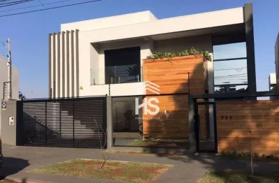 Sobrado com 3 dormitórios à venda, 294 m² por r$ 3.000.000,00 - canadá - cascavel/pr
