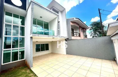 Sobrado com 1 suíte + 2 dormitórios, piscina e edícula com churrasqueira, 183m² por r$ 1.150.000 - tropical - cascavel/pr