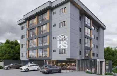 Apartamento com 2 dormitórios à venda, 62 m² - parque são paulo - cascavel/pr