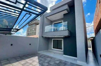 Sobrado com 3 suítes à venda, 130 m² - coqueiral - cascavel/pr