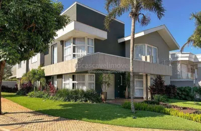Sobrado com 3 dormitórios à venda, 392 m² por r$ 4.500.000,00 - condomínio treviso - cascavel/pr