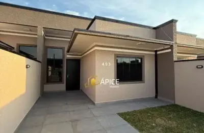 Casa nova com suíte e espaço gourmet no bairro estados em fazenda rio grande