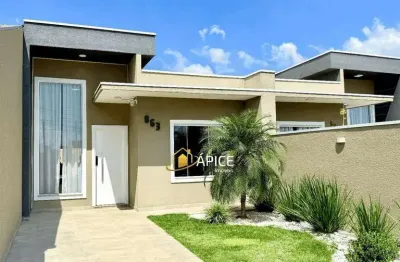 Casa com suíte e energia solar no bairro iguaçu em fazenda rio grande