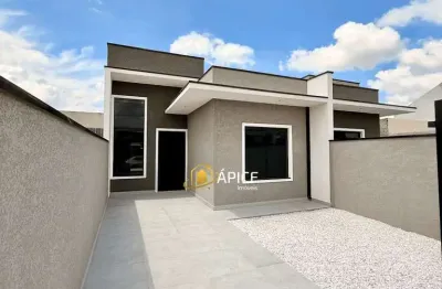 Casa com suíte e pé direito alto no bairro eucaliptos em fazenda rio grande