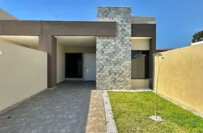Casa nova com suíte no bairro eucaliptos em fazenda rio grande