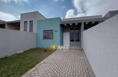 Casa com 3 quartos e quintal no bairro iguaçu, fazenda rio grande