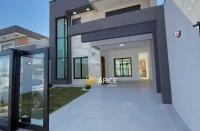 Sobrado novo no bairro eucaliptos em fazenda rio grande com suíte