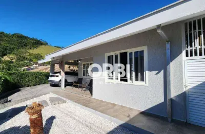 Casa em amplo terreno com 2 dormitórios à venda, 135 m² por r$ 899.000 - bela vista - gaspar/sc