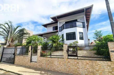 Casa com 5 dormitórios à venda, 269 m² por r$ 1.100.000,00 - bela vista - gaspar/sc