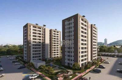Apartamento com 2 dormitórios à venda, 51 m² por r$ 444.275,64 - centro - penha/sc