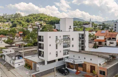 Apartamento com 1 dormitório para alugar, 38 m² por r$ 2.280,01/mês - velha - blumenau/sc