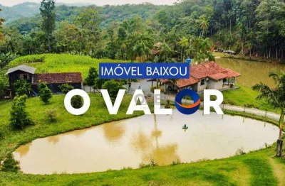 Sítio com 3 dormitórios à venda, 67000 m² por r$ 999.000,00 - treze de maio - massaranduba/sc