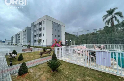 Apartamento com 2 dormitórios à venda, 51 m² por r$ 285.000,00 - figueira - gaspar/sc