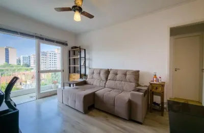 Apartamento 1 quarto, sacada, 1 vaga de garagem, elevador - bairro tristeza