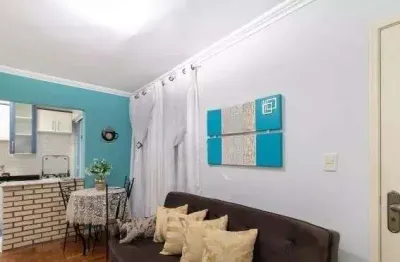Apartamento no centro de 1 dormitório semi mobiliado