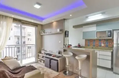 Apartamento de 3 dormitórios, 1 suíte e 2 vagas de garagem cobertas.