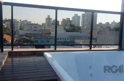 Cobertura à venda  2 quartos, suite e 2 vagas de garagem bairro santana, porto alegre