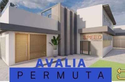 Prédio comercial com 5 salas e projeto aprovado apartamento 100m2