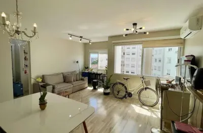 Apartamento semi-mobiliado com suíte e infraestrutura completa