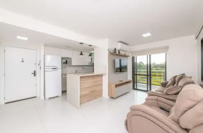 Yellow residence apartamento de 2 dormitórios semimobiliado com 2 vagas próximo a pucrs