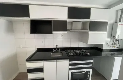 Impecável apartamento semimobiliado, 2 dormitórios, 2 banheiros e 1 vaga coberta