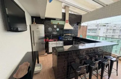 Cobertura à venda no luau do recreio recreio dos bandeirantes, rio de janeiro - 3 quartos, 1 suíte, 1 sala, 4 banheiros, 2 vagas na garagem - 195m².